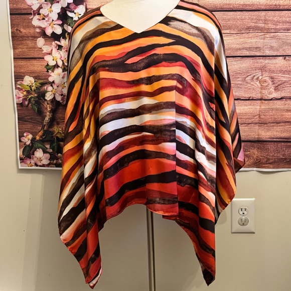 Dana Buchman Multicolor Blouse - Picture 1 of 8